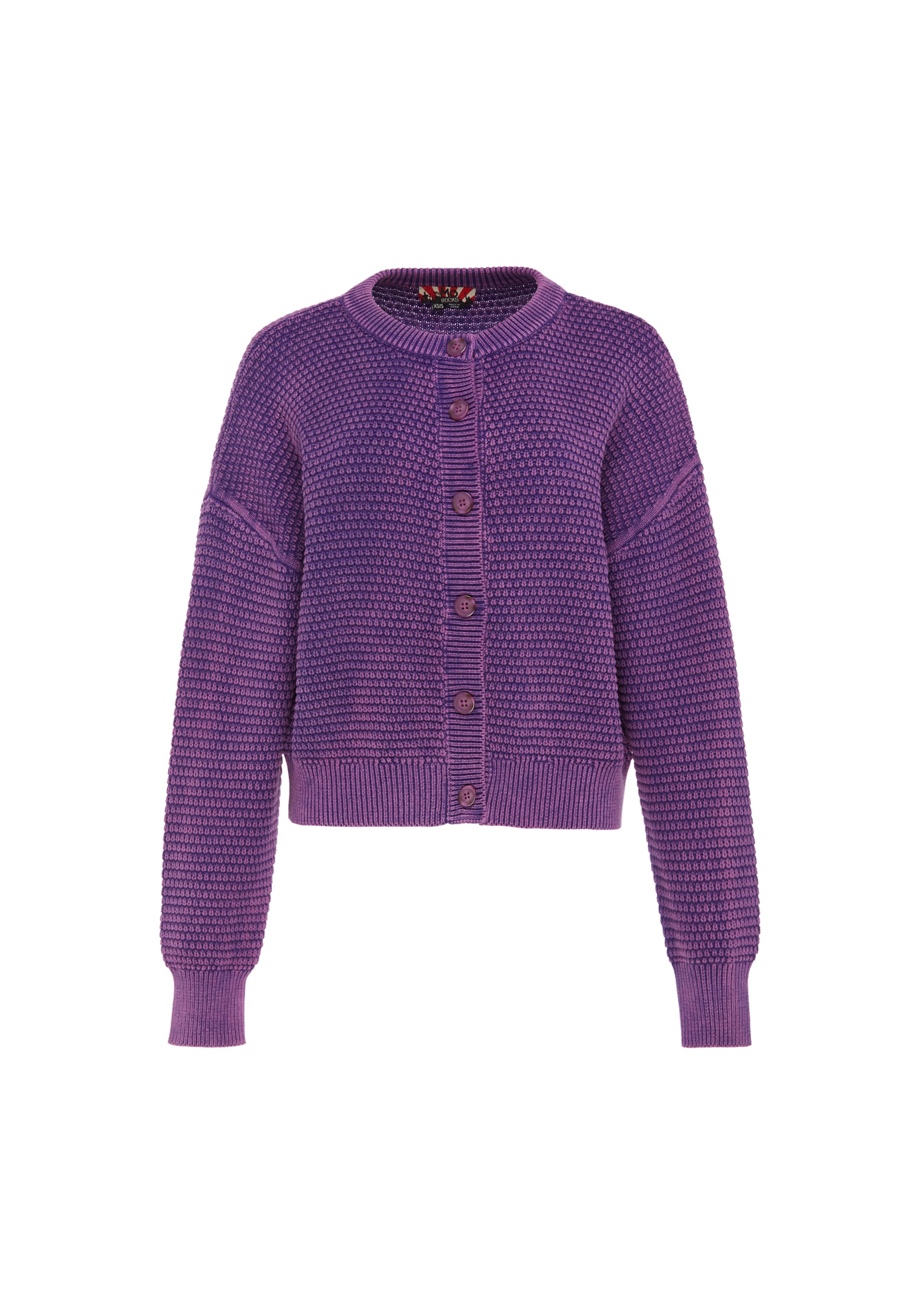 Cardigan myMo ROCKS en violet : devant