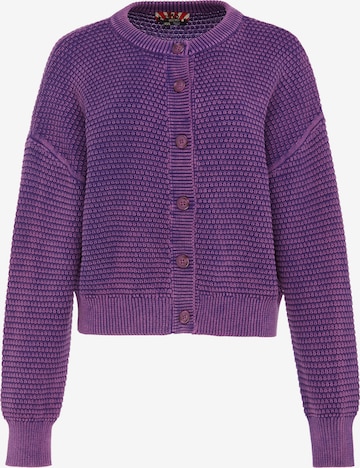 Cardigan myMo ROCKS en violet : devant