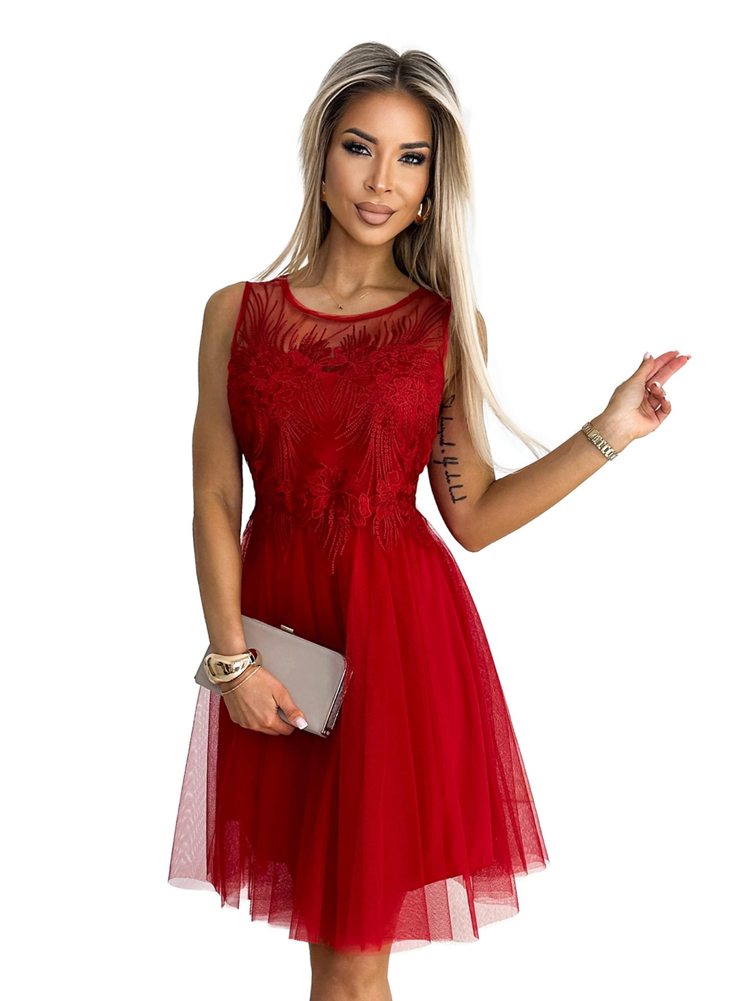 Numoco Cocktail Dress 'Caterina' in Red