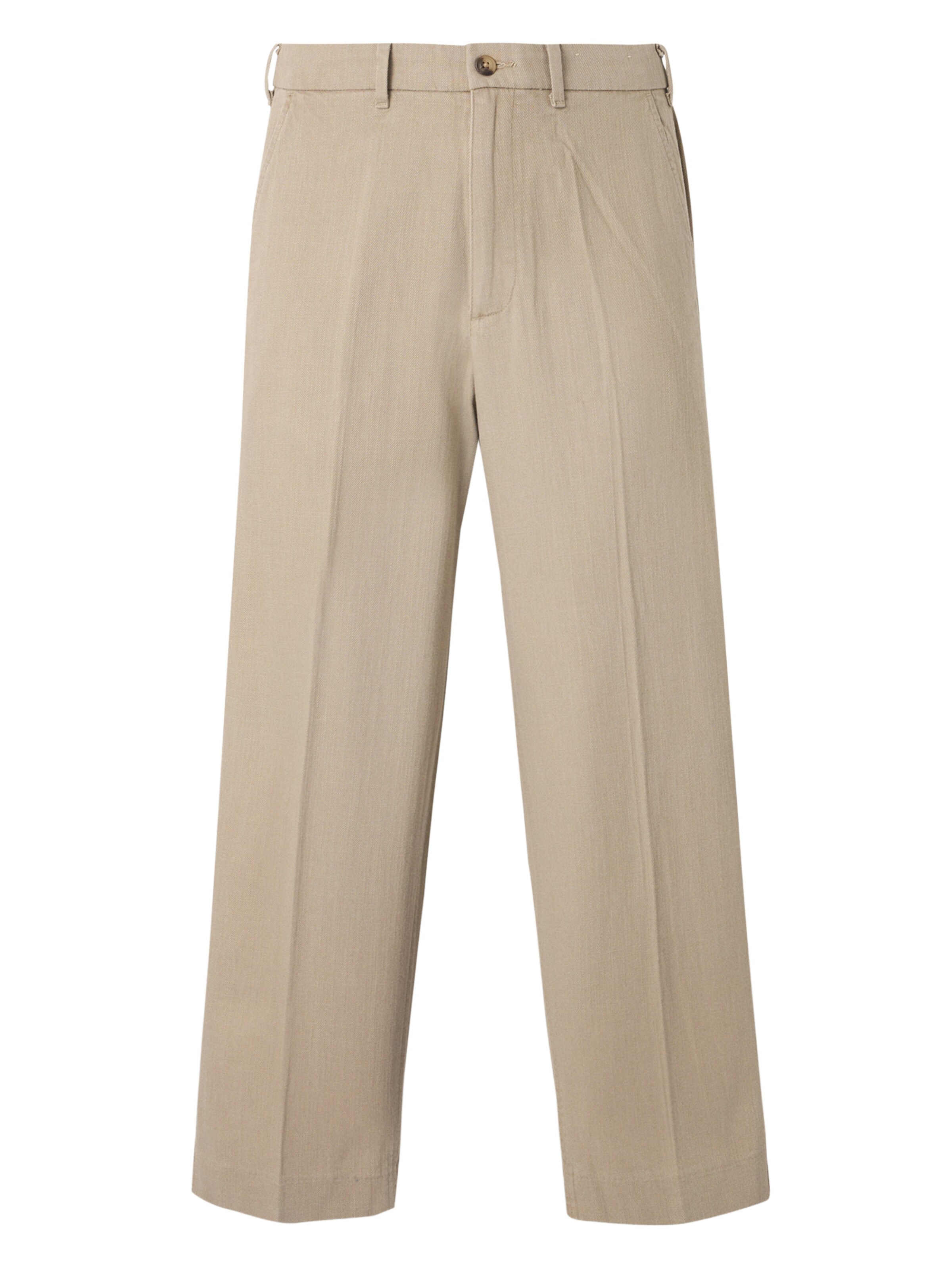 Abercrombie & Fitch Baggy Плиссированные брюки в Серый: спереди