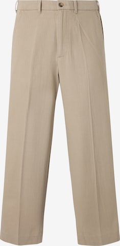 pilka Abercrombie & Fitch „Baggy“ Kelnės su kantu: priekis