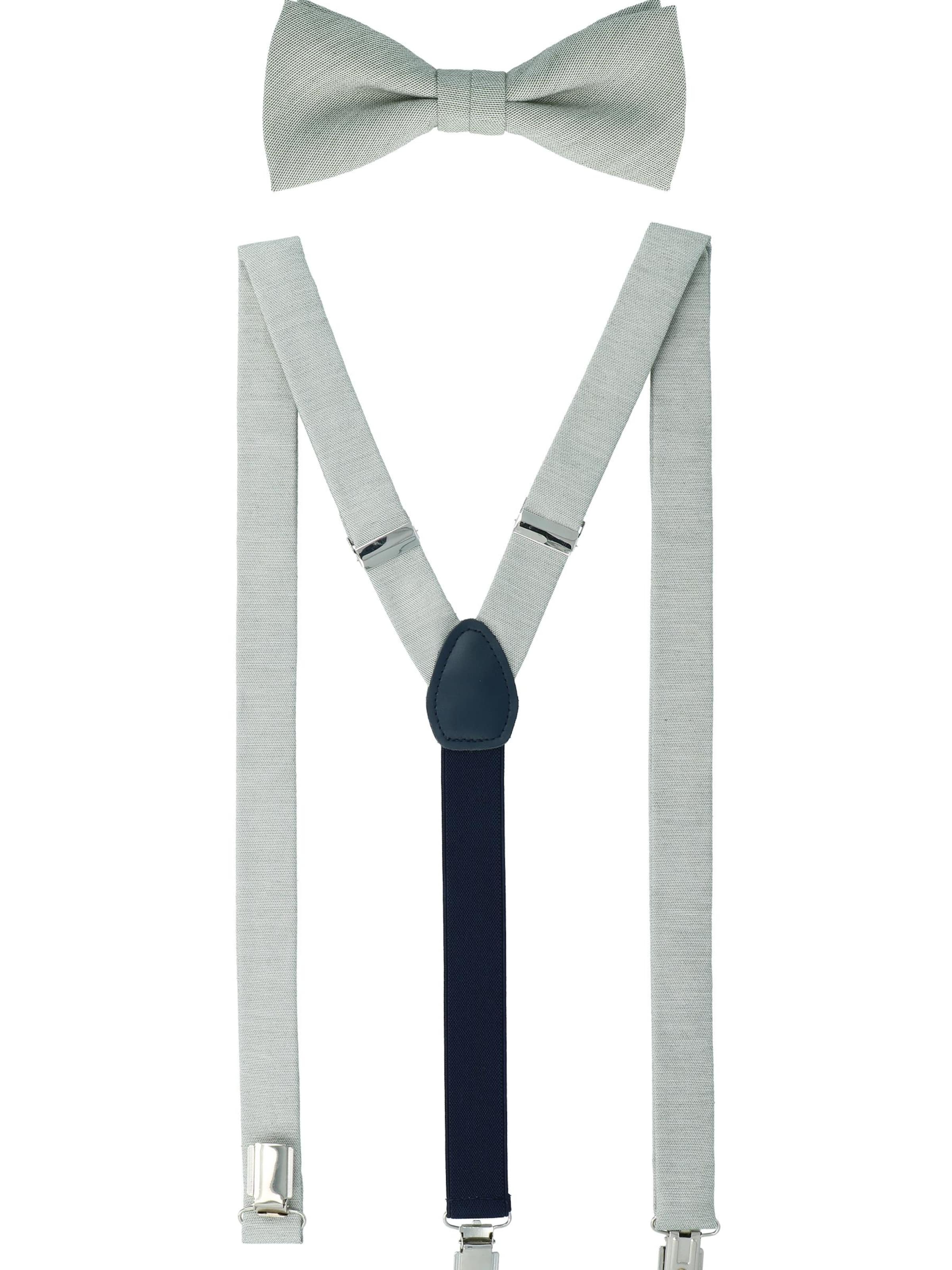 WILLEN Suspenders 'Uni Melange' in Green