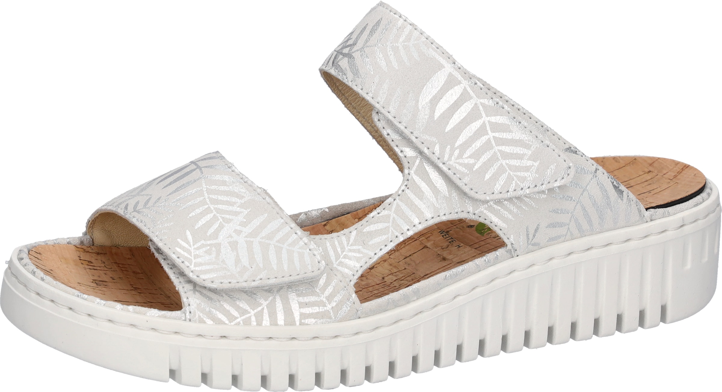 WALDLÄUFER Pantolette in Weiß