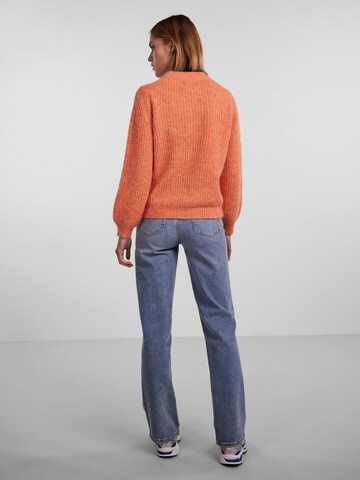 PIECES Sweater 'FENJA' in Orange