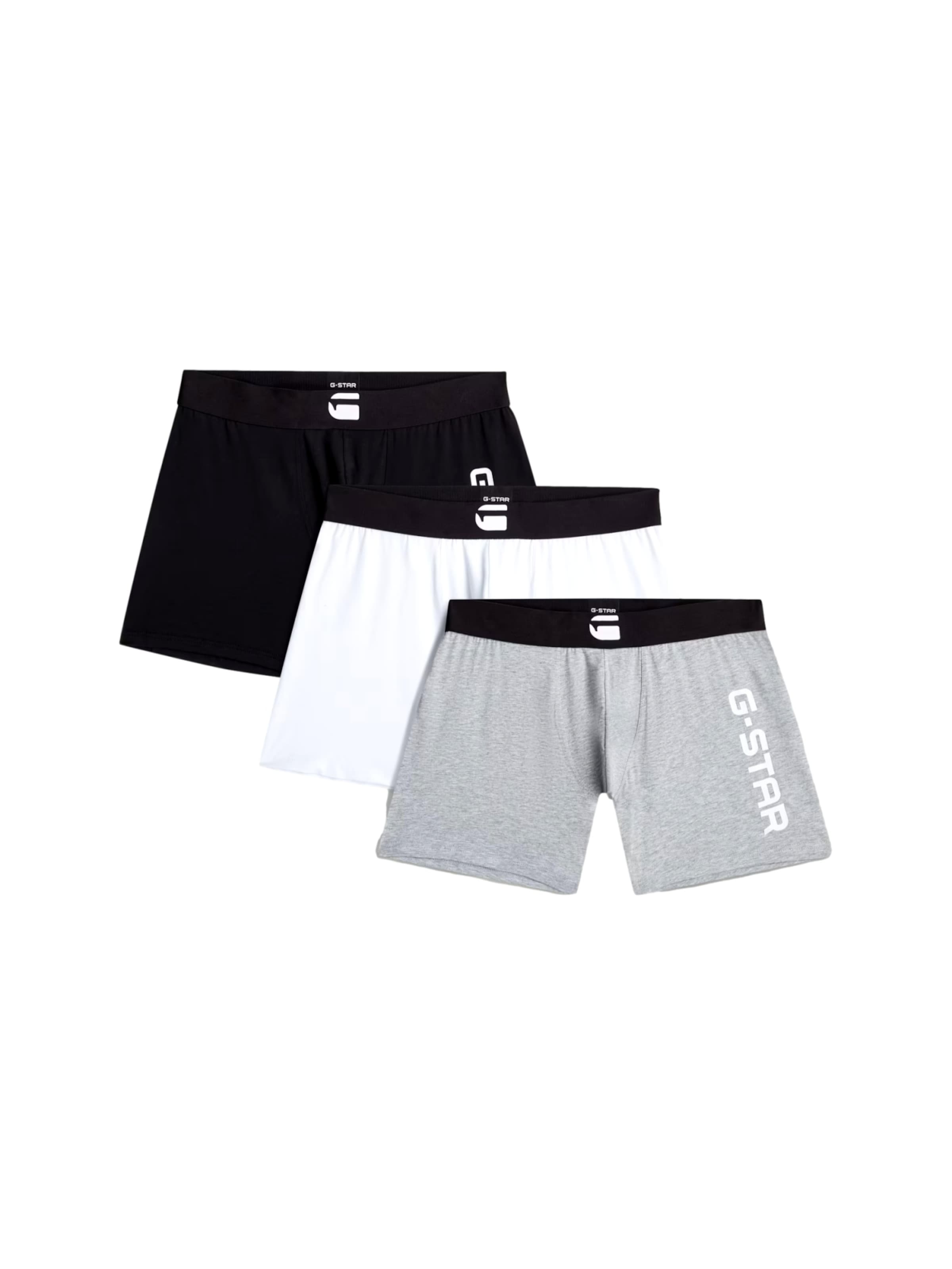G-STAR Boxer shorts in Grey / Black / White, Item view