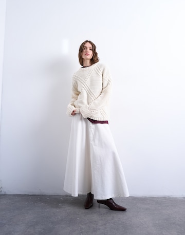 TOPSHOP Πουλόβερ 'MEGAN' σε λευκό