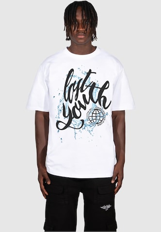 Lost Youth Shirt in White: front
