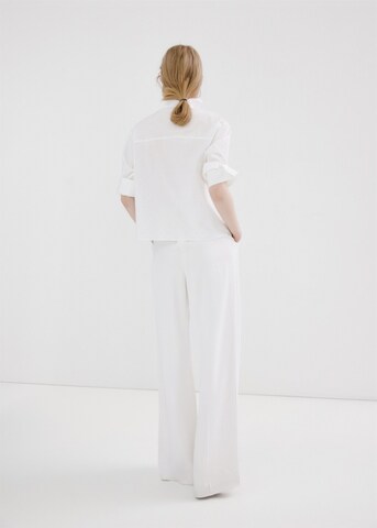 MANGO Blouse 'Rusca' in White