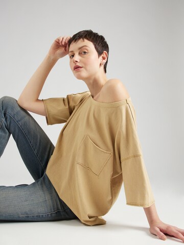 Warehouse - Camiseta en beige