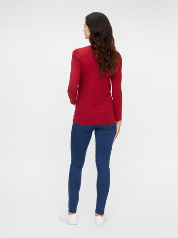 MAMALICIOUS Shirt 'GLORIA' in Red