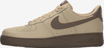 Nike Sportswear Platform trainers 'Nike Air Force 1 '07' in Brown: front