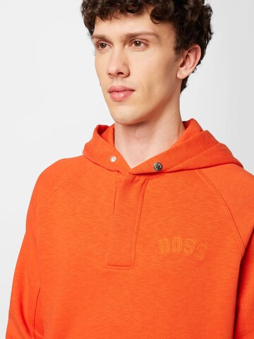 BOSS Orange Sweatshirt 'Wecollege' in Orange