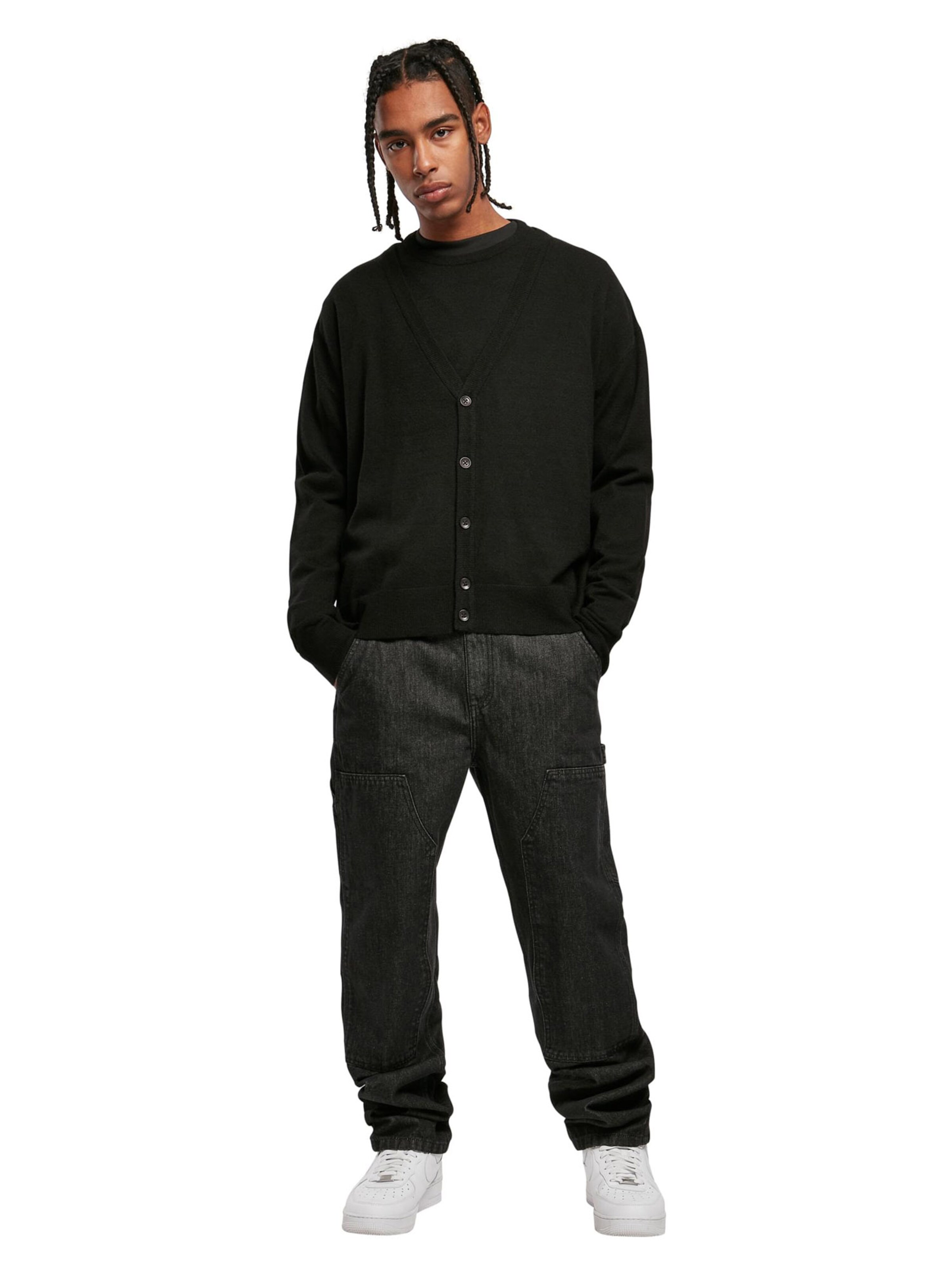 Geacă tricotată de la Urban Classics pe negru