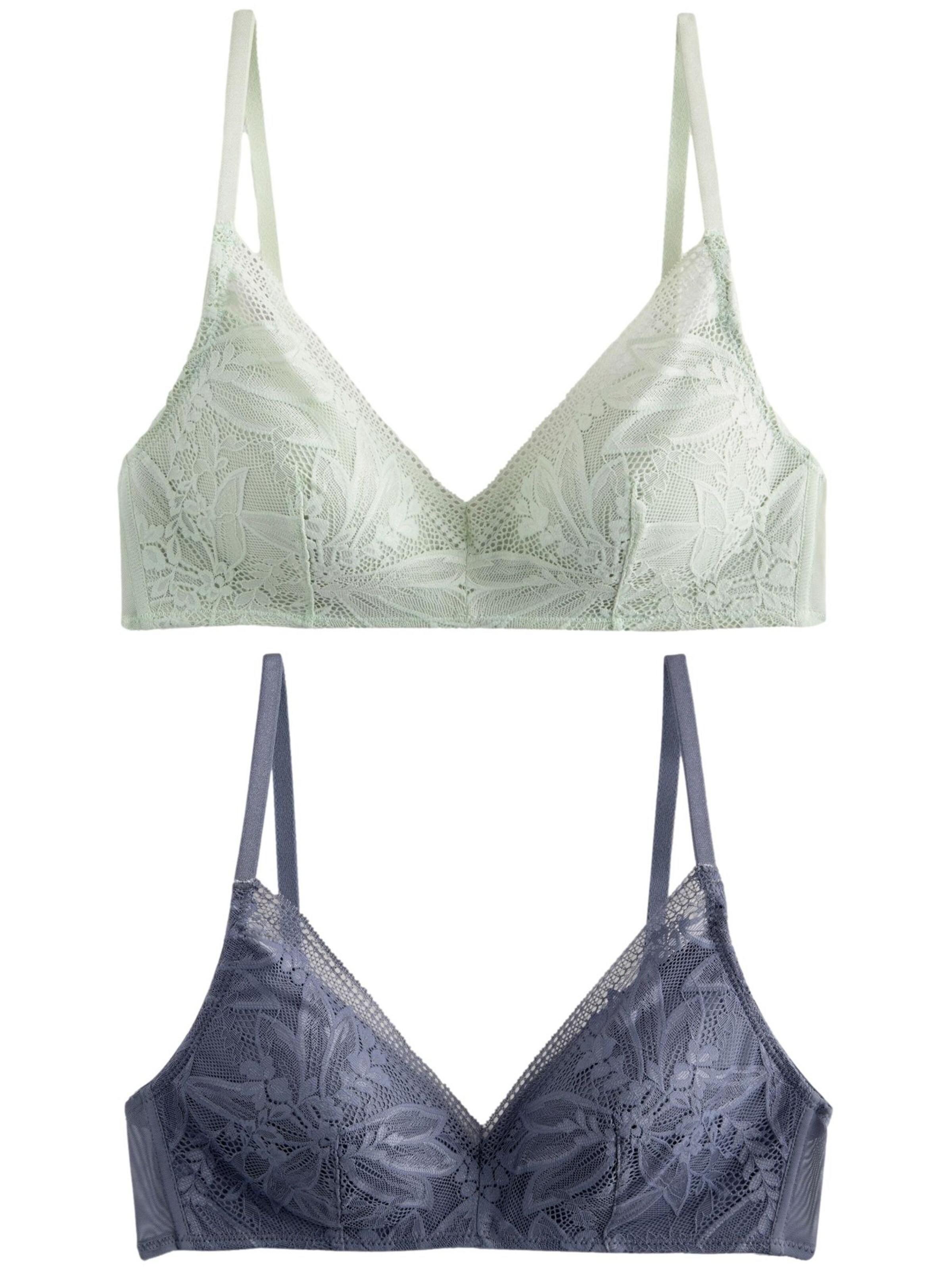 Sutien de la Next pe albastru: față