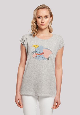 F4NT4STIC Shirt 'Disney Dumbo' in Grey: front