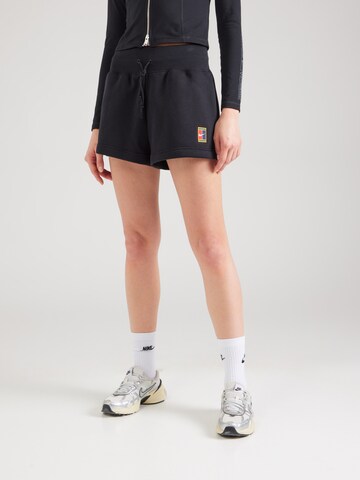 NIKE Regular Sportbroek 'PHNX' in Zwart: voorkant