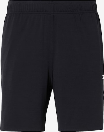 Reebok Regular Urheiluhousut 'ID TRAIN' värissä musta: etupuoli