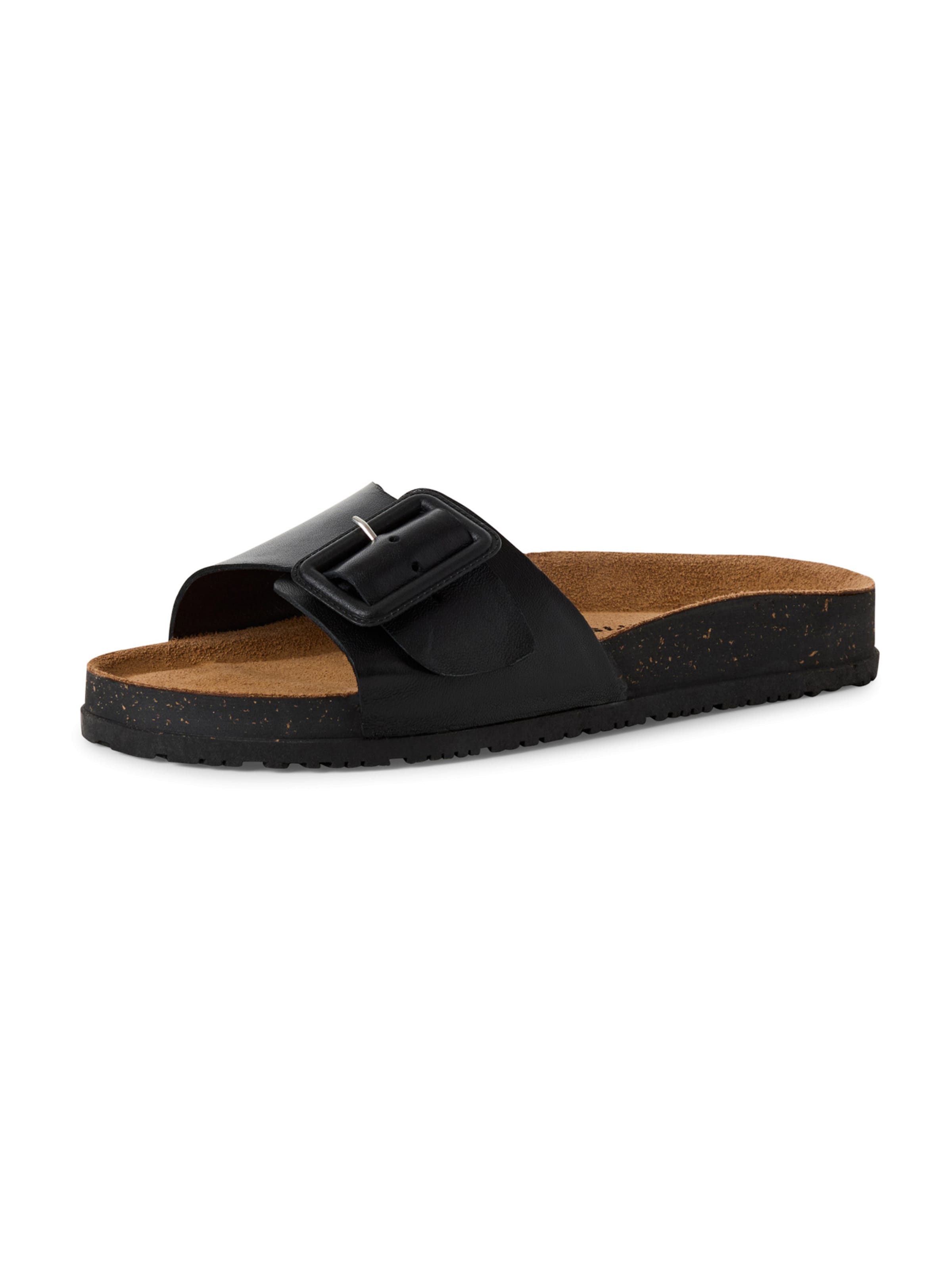 Mule Tamaris en noir : devant