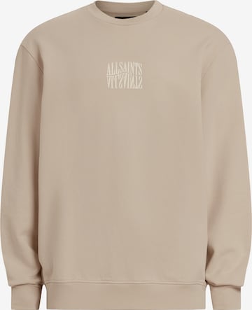 AllSaints - Sweatshirt 'VARDEN' em cinzento: frente
