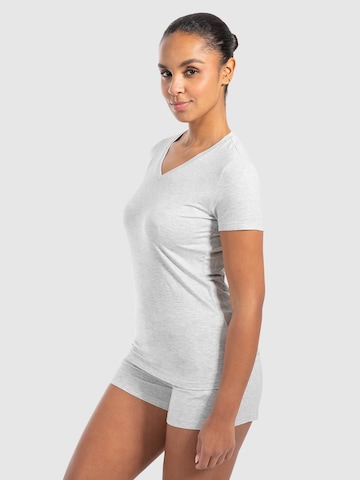 T-shirt 'Nela' Smilodox en gris