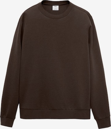 MANGO MAN Sweatshirt 'Nola' in Braun: Vorderseite