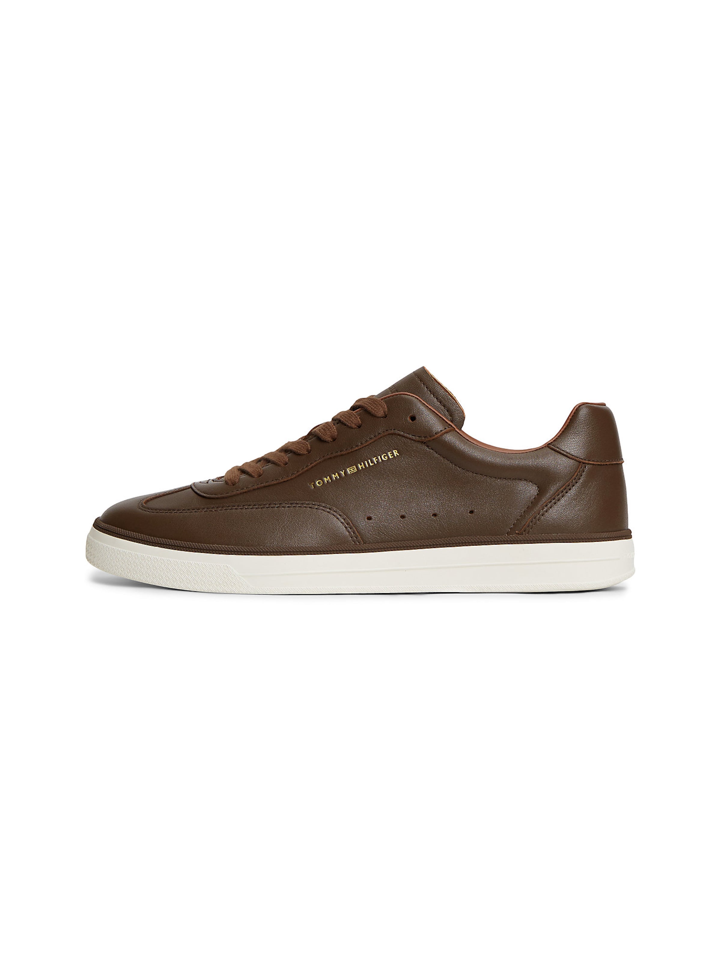 TOMMY HILFIGER Sneaker in Braun: Vorderseite