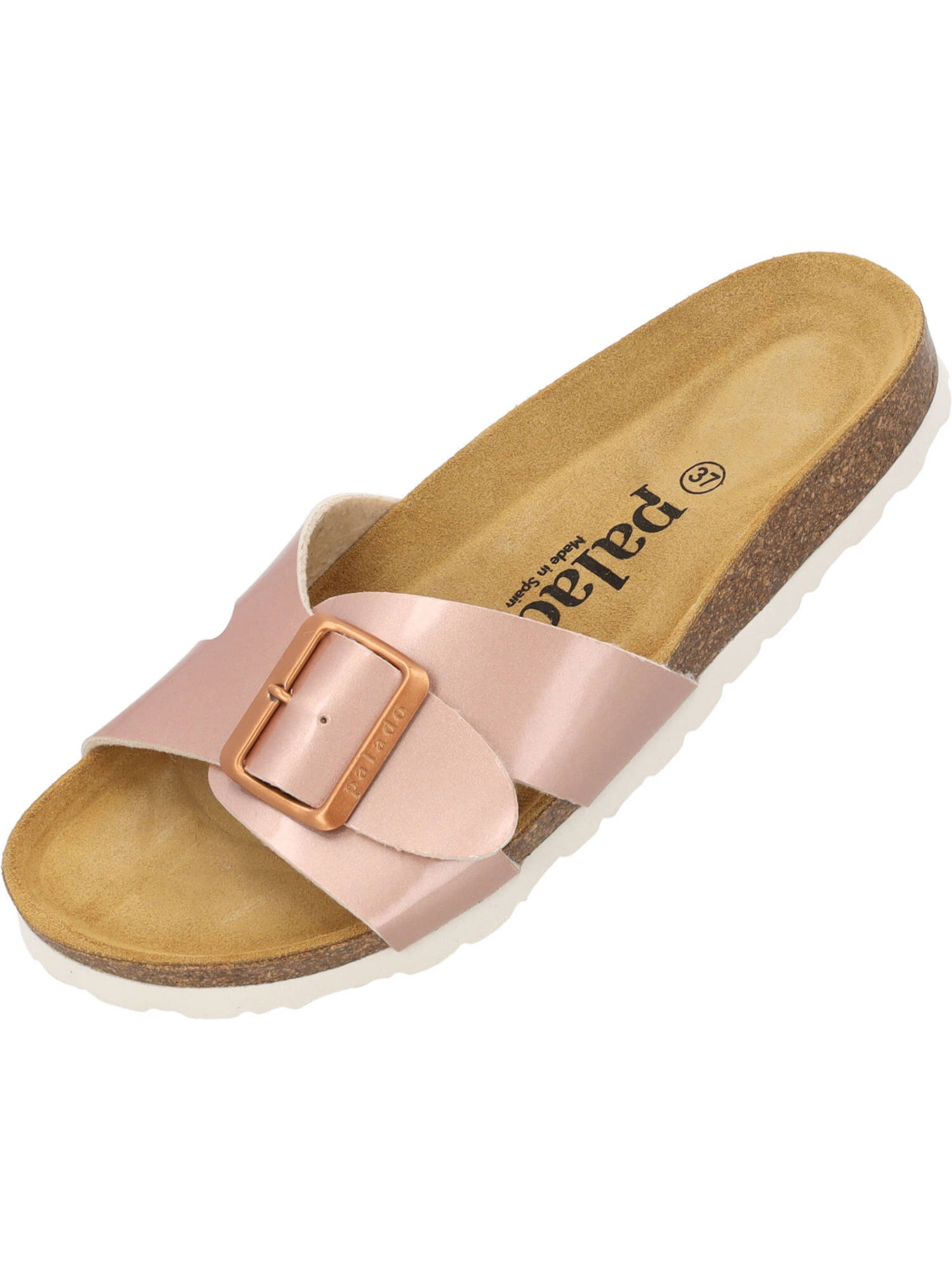 rozā Palado Ādas čības 'Tinos': no priekšpuses