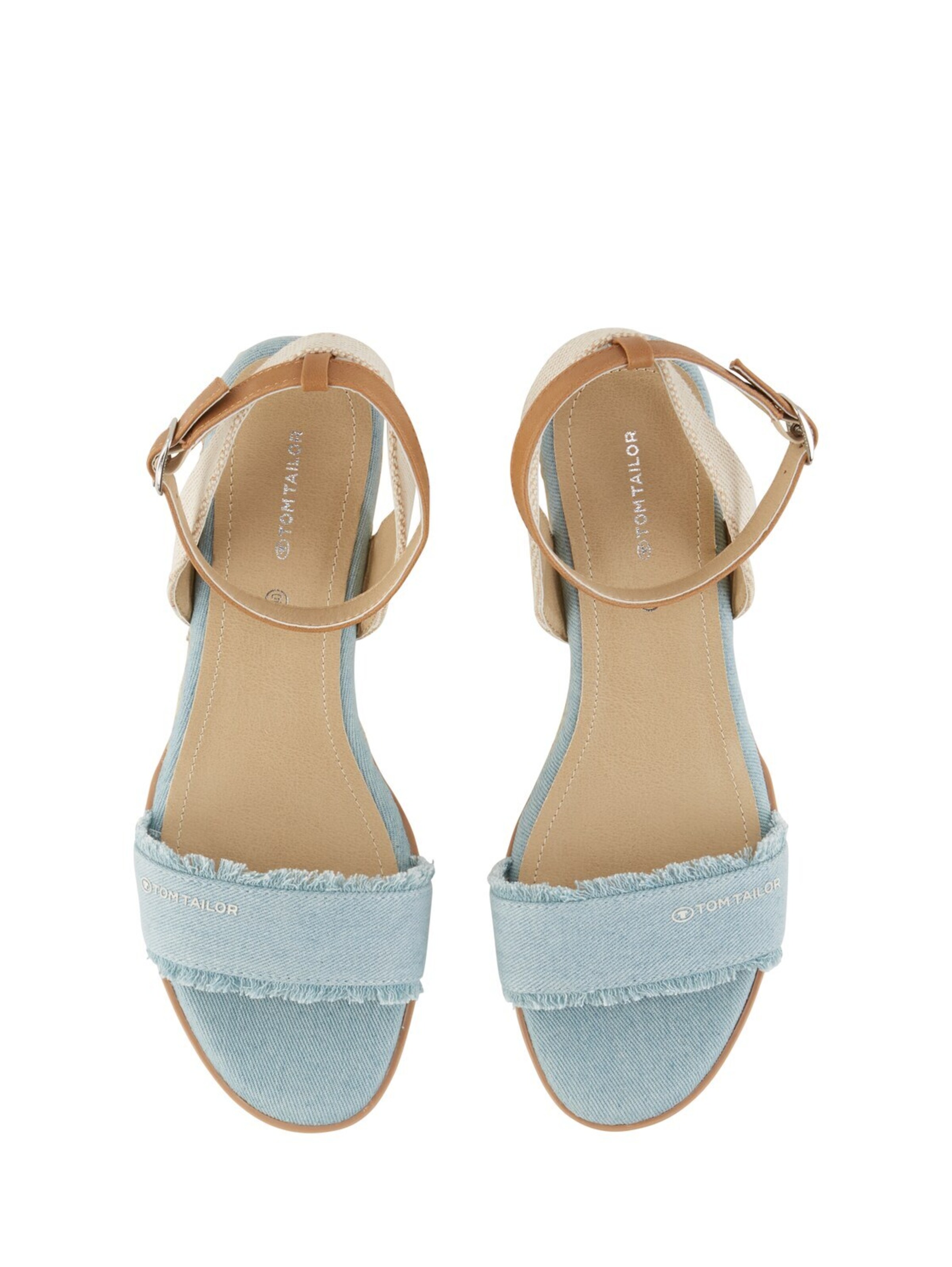 TOM TAILOR Strap sandal in Blue