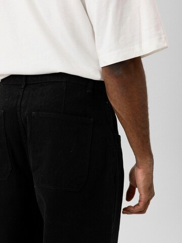 Dandalo - Pierna ancha Pantalón plisado 'Rafael' en negro