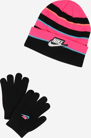 Nike Sportswear Mütze mit Handschuhe in Pink: predná strana