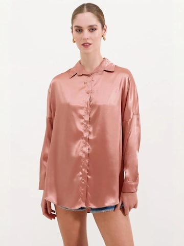 T-shirt oversize Bigdart en marron : devant