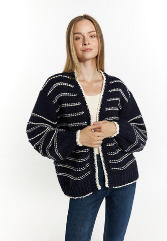 Cardigan DreiMaster Maritim en bleu : devant