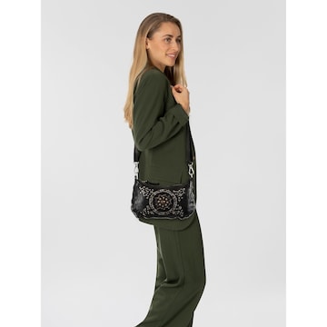 Sac bandoulière 'Teresa' Campomaggi en noir : devant