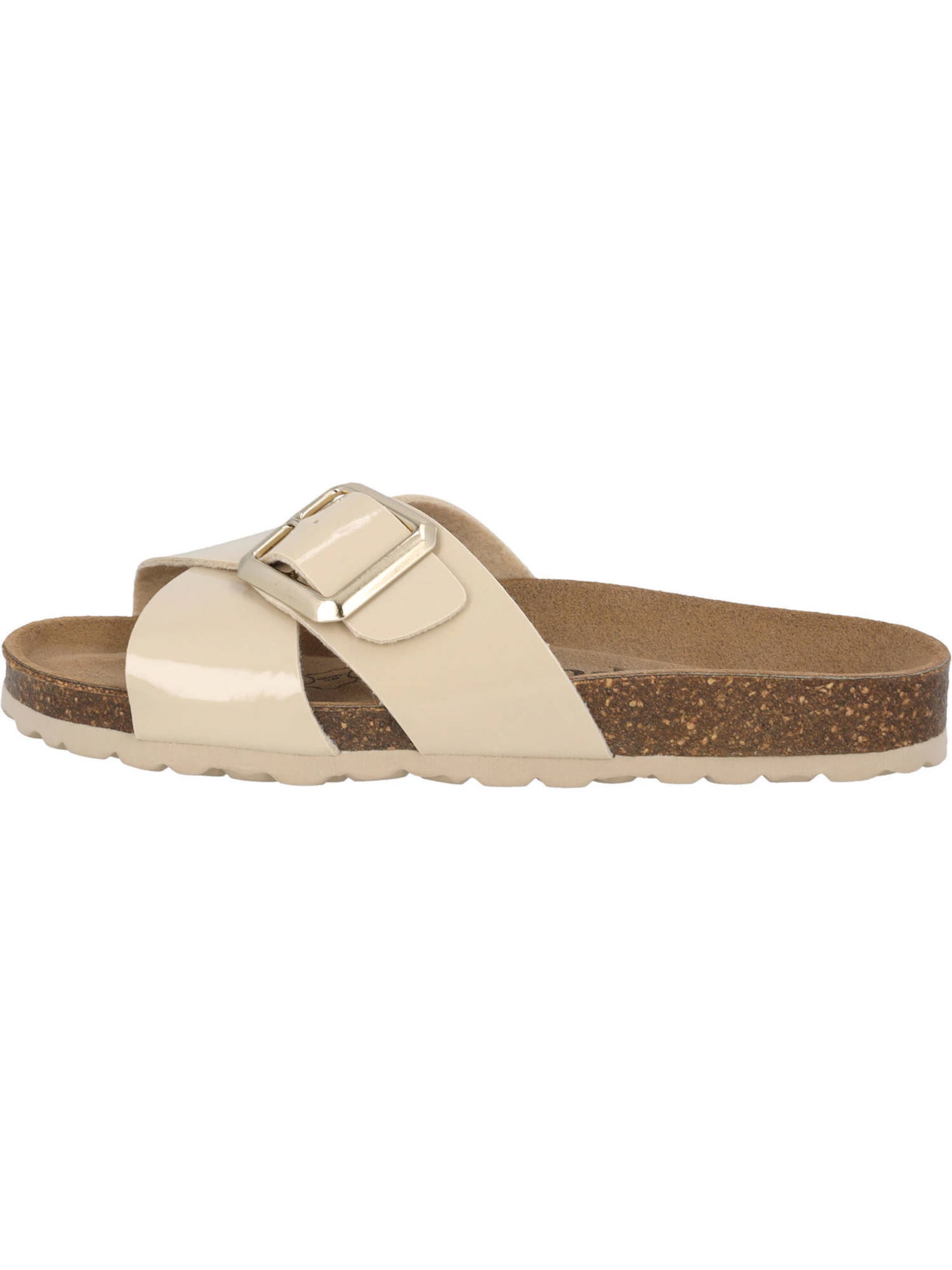 Palado Pantolette 'Ranreak' i beige: framsida