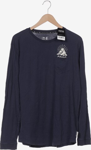 Maloja Langarmshirt L in Blau: predná strana