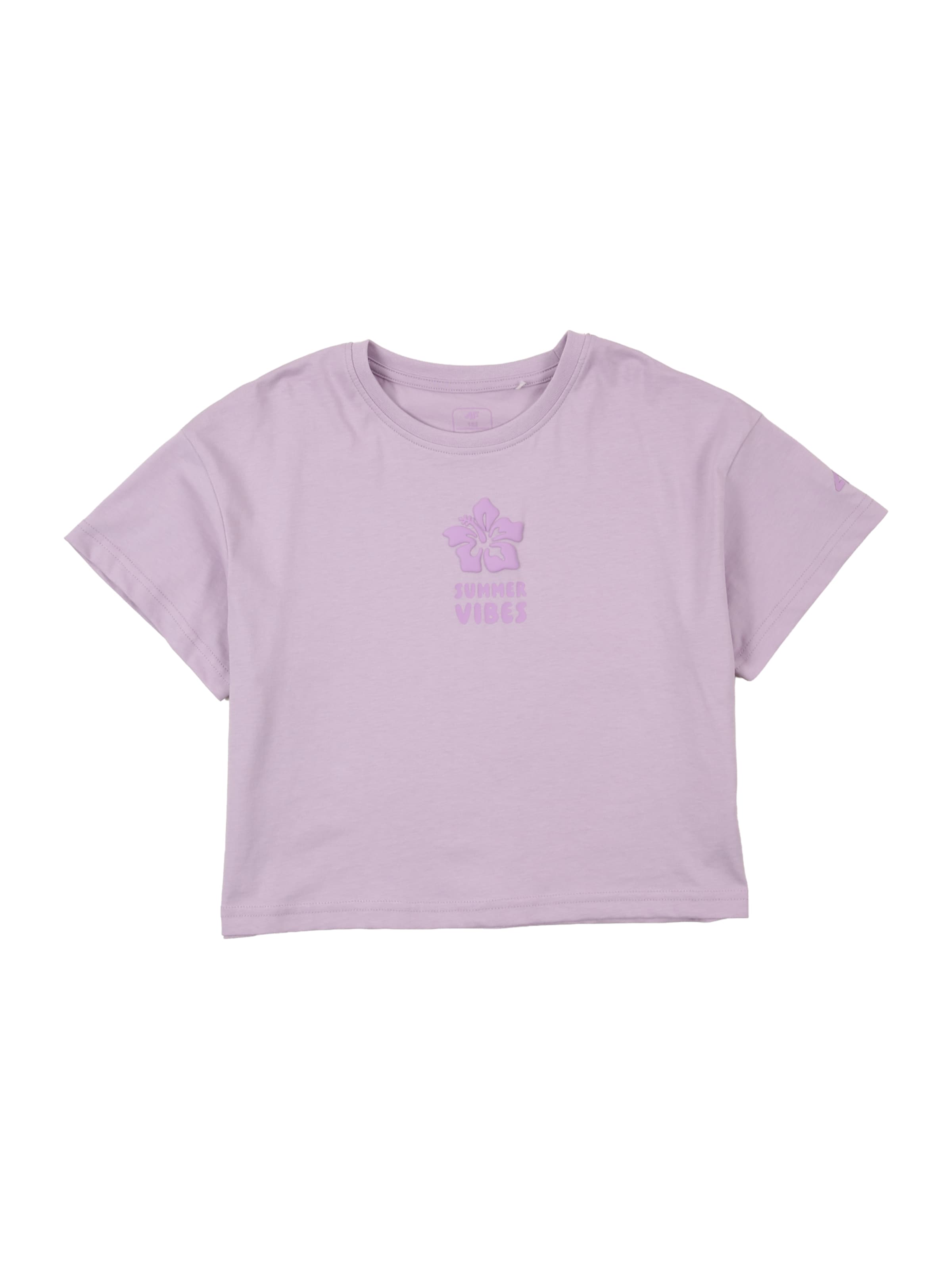 4F Junior Performance Shirt in Purple: front