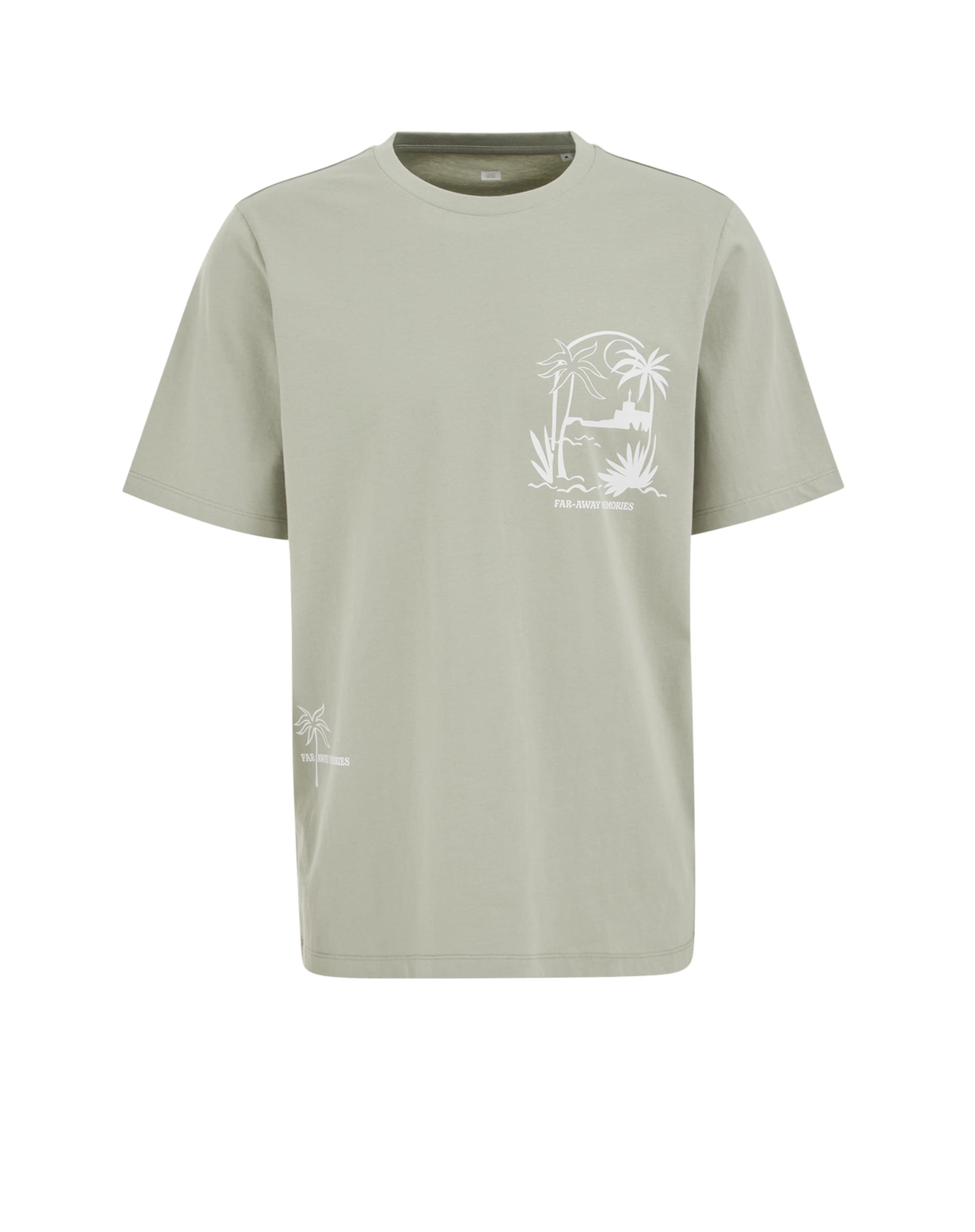 WE Fashion T-Shirt in Grün: Vorderseite