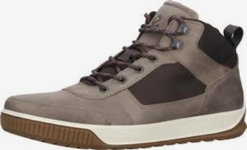 ECCO Lace-Up Boots in Brown: front