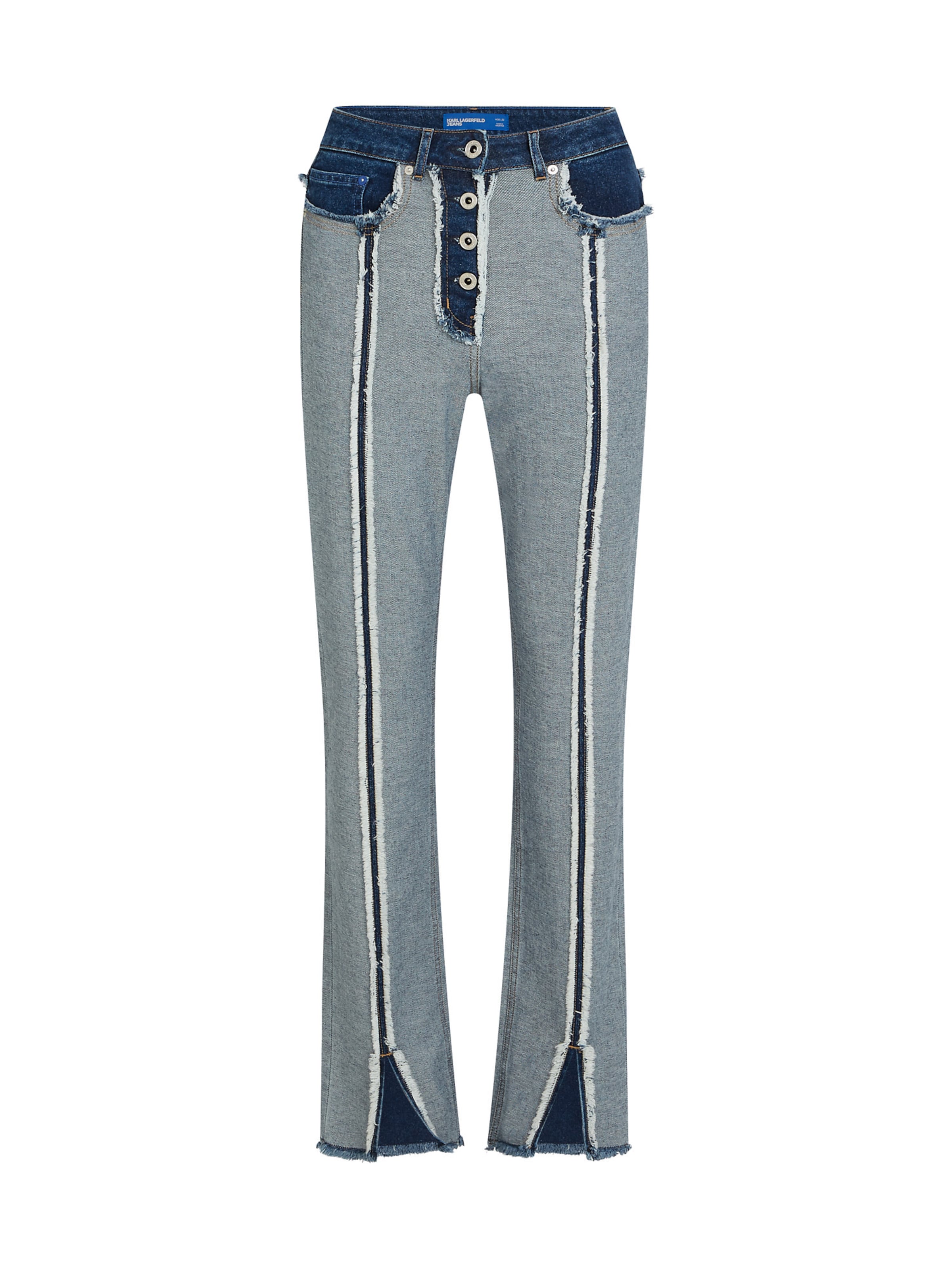 KARL LAGERFELD JEANS Normalny krój Jeansy w kolorze niebieski: przód