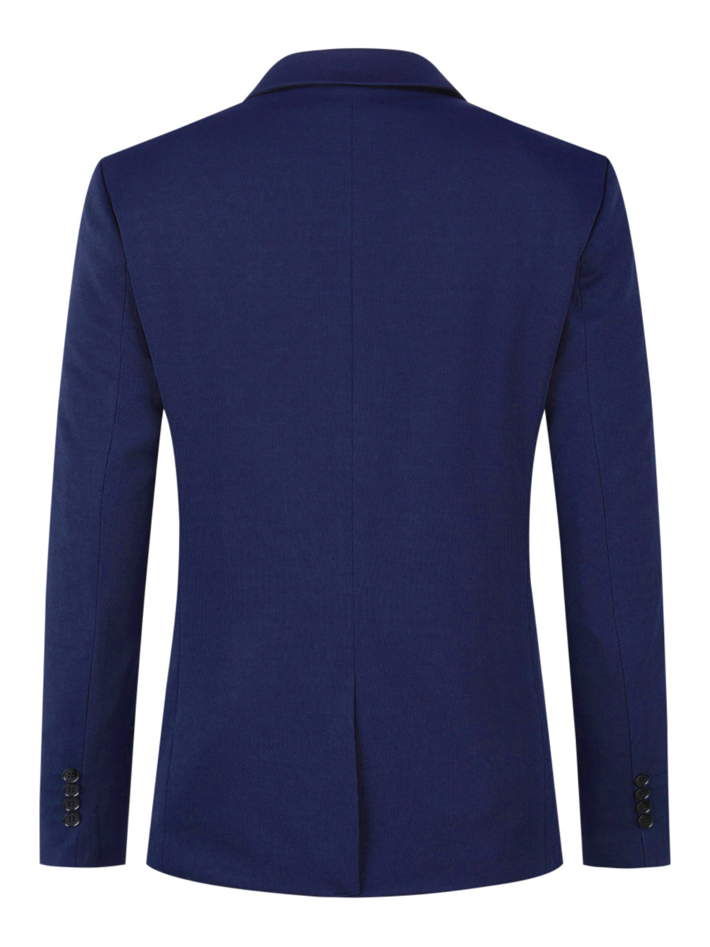 YOUTHUP Slim fit Suit 'Einheit' in Blue