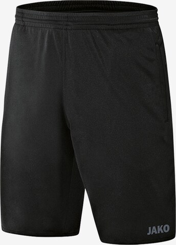 JAKO Regular Workout Pants in Black: front