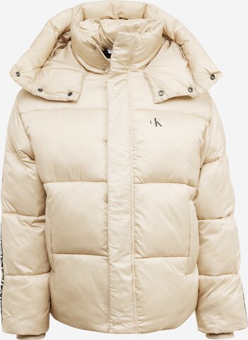 Veste d’hiver Calvin Klein Jeans en beige : devant