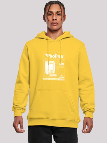 F4NT4STIC Sweatshirt 'SEVENSQUARED' in Yellow: front