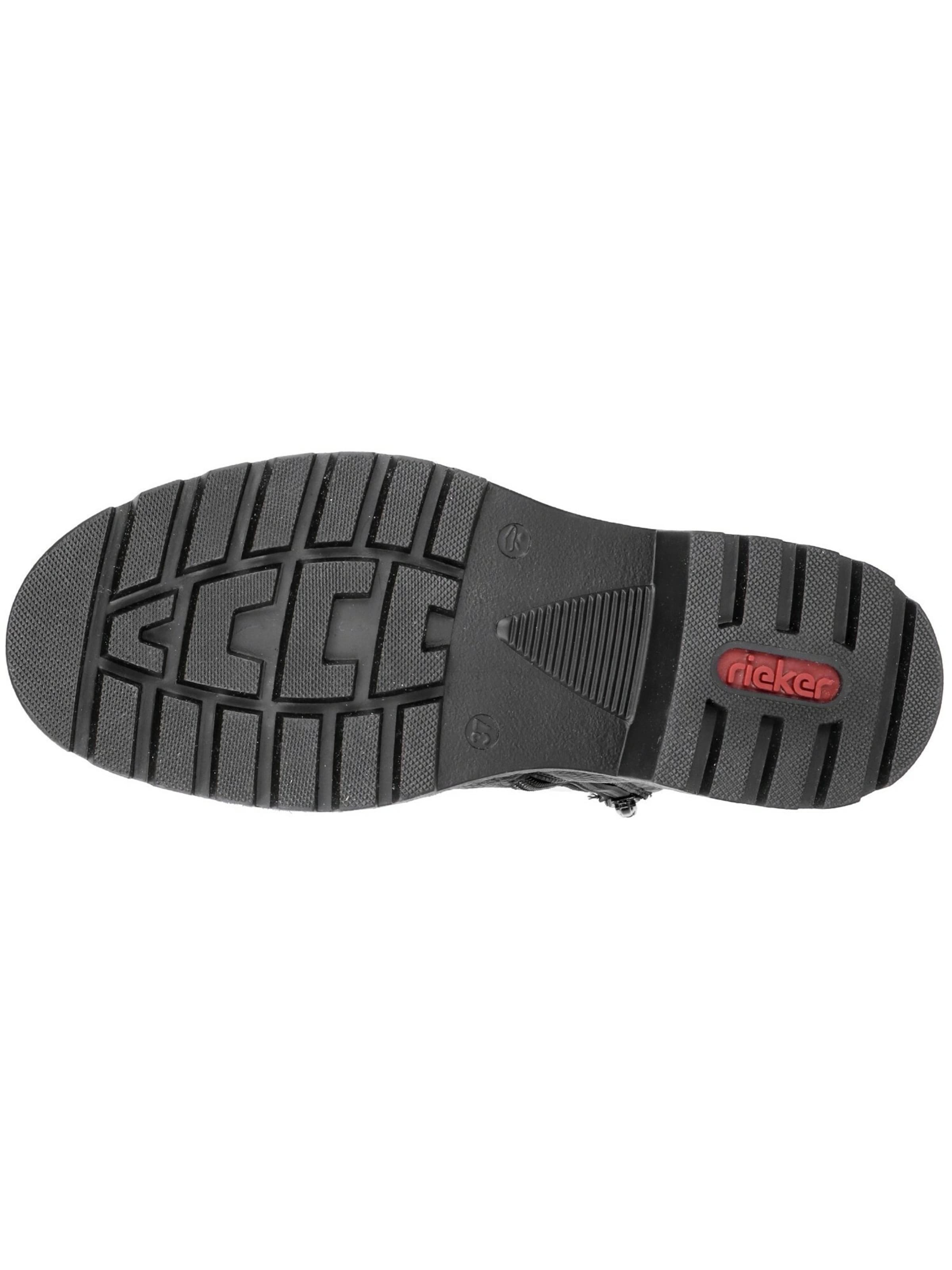 Rieker Lace-up bootie in Black