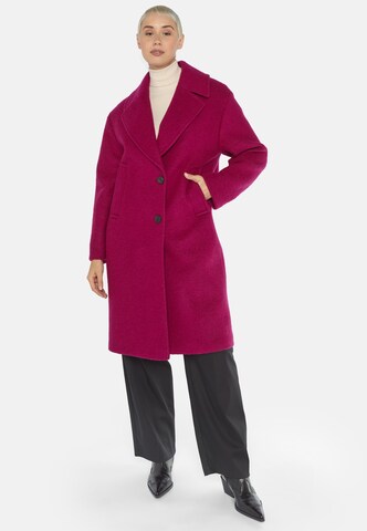 Fuchs Schmitt Between-seasons coat in Pink: front