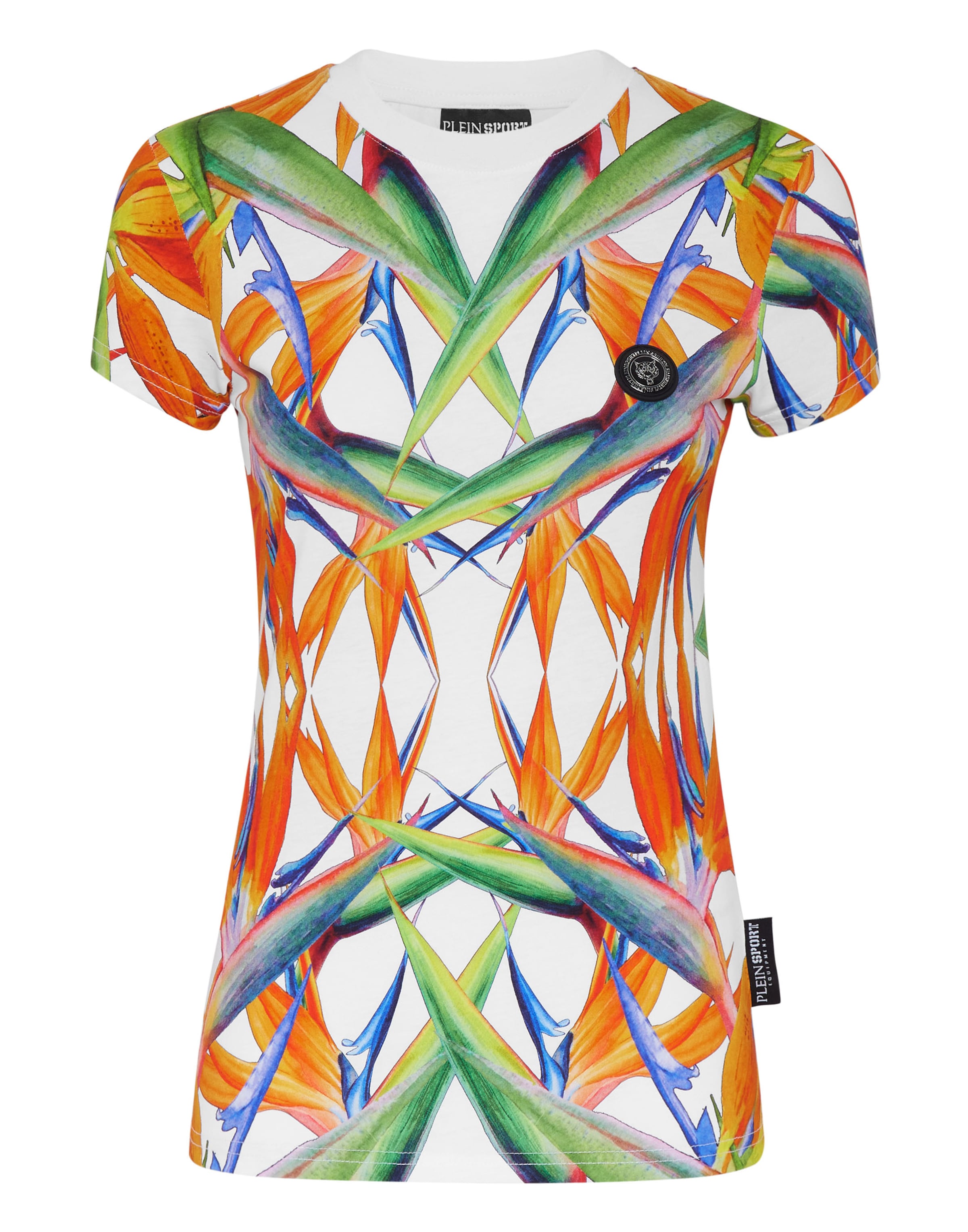 Maglietta di Plein Sport in bianco: frontale