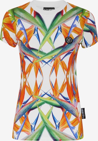 Maglietta di Plein Sport in bianco: frontale