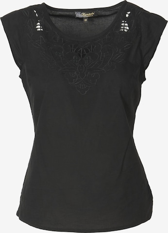 KOROSHI Bluse i sort: forside