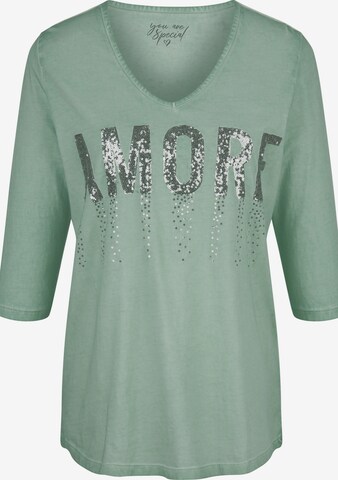 MIAMODA Shirt in Groen: voorkant