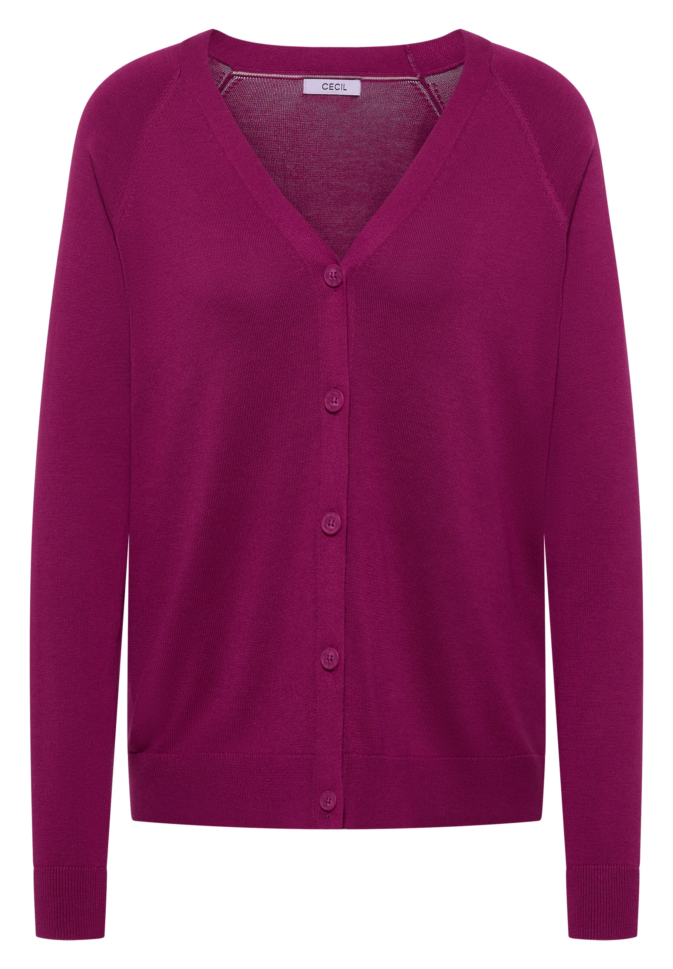 CECIL Knit Cardigan in Pink: front